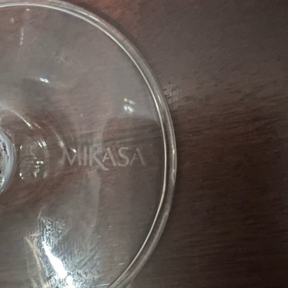 Mikasa Cheers set of 4 Balloon Wine Glasses - etched crystal - Picture 10 of 10
